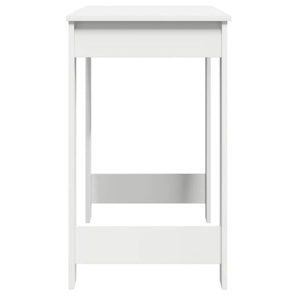 Skrivbord vit 100x45x75 cm konstruerat trä