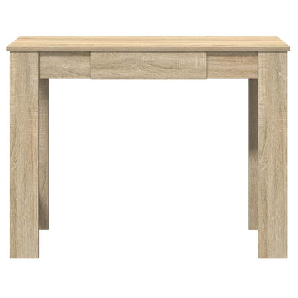Skrivbord sonoma-ek 100x45x75 cm konstruerat trä