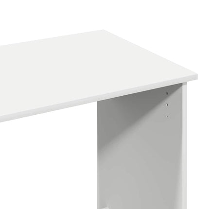 Skrivbord vit 80x40x75 cm konstruerat trä