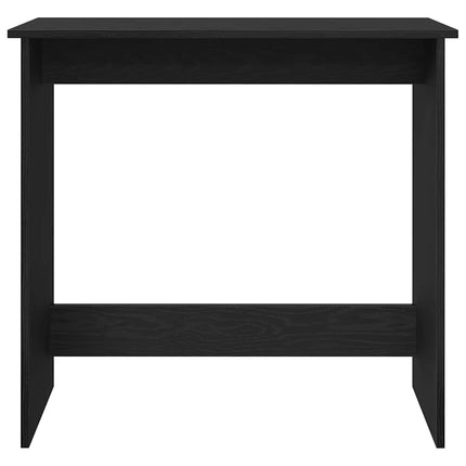 Skrivbord svart 80x40x75 cm konstruerat trä