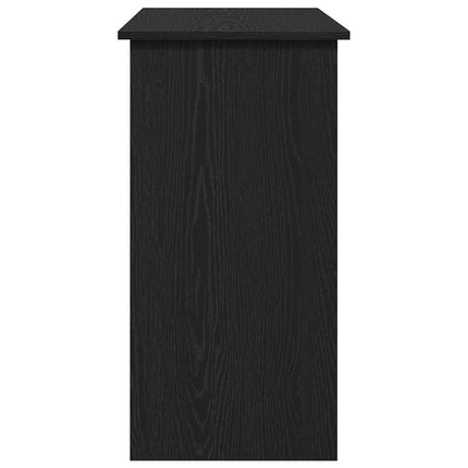 Skrivbord svart 80x40x75 cm konstruerat trä