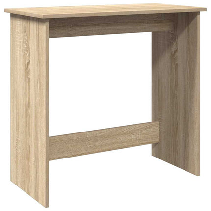 Skrivbord sonoma-ek 80x40x75 cm konstruerat trä