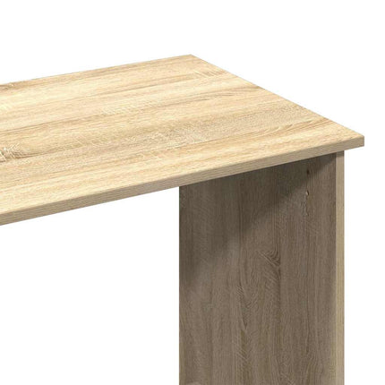 Skrivbord sonoma-ek 80x40x75 cm konstruerat trä