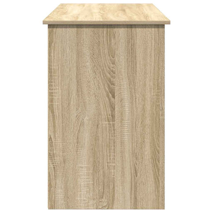Skrivbord sonoma-ek 102x50x75 cm konstruerat trä