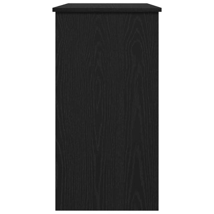 Skrivbord svart 80x40x75 cm konstruerat trä