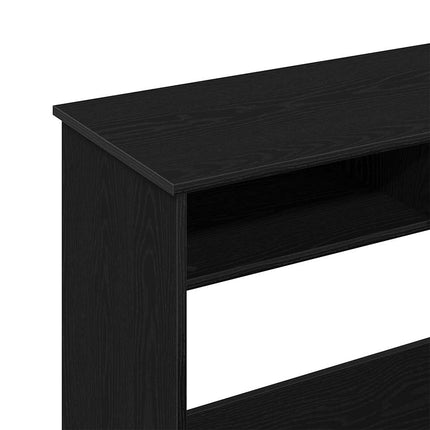 Skrivbord svart 80x40x75 cm konstruerat trä