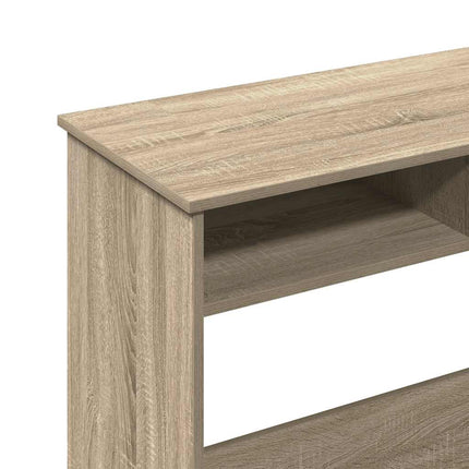 Skrivbord sonoma-ek 80x40x75 cm konstruerat trä
