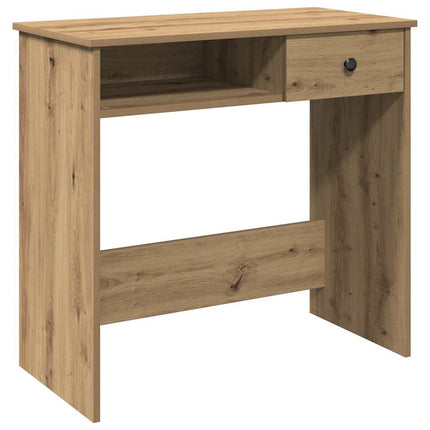 Skrivbord ek 80x40x75 cm konstruerat trä