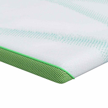 Madrasskydd Vit och grön 140 x 190 cm Jacquard tyg