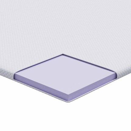 Memory foam madrass toppers for Vuxna Mjuk 80 x 200 cm Vit