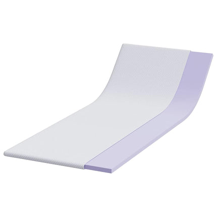 Memory foam madrass toppers for Vuxna Mjuk 80 x 200 cm Vit