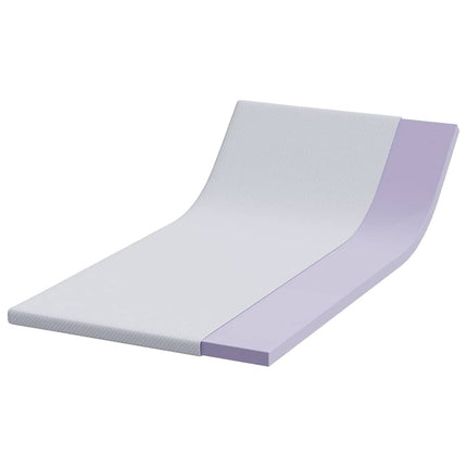 Memory foam madrass toppers for Vuxna Mjuk 120 x 200 cm Vit