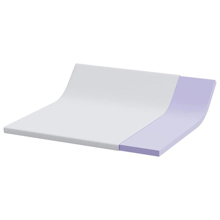 Memory foam madrass toppers for Vuxna Mjuk 200 x 200 x 5 cm Vit