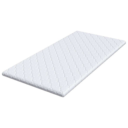 Kokostopper Vit 90 x 190 cm Jacquardtyg