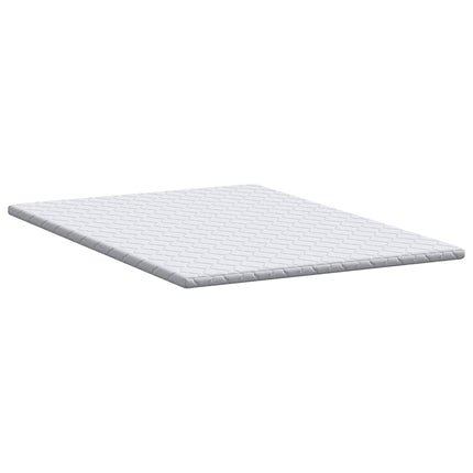Kokostopper Vit 140 x 200 cm Jacquardtyg