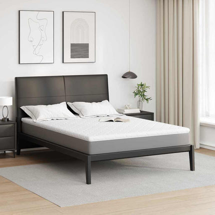 Kokostopper Vit 160 x 200 cm Jacquardtyg