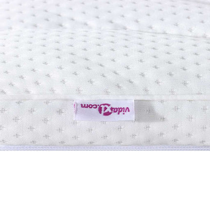 Madrasskydd Vit 70 x 200 cm Stickad tyg