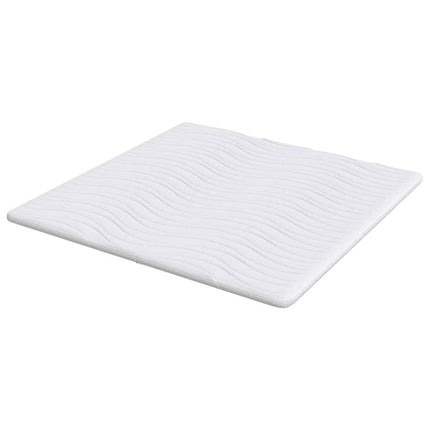 Madrasskydd Vit 200 x 200 cm Stickad tyg