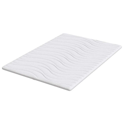 Madrasskydd Vit 140 x 190 cm Stickad tyg
