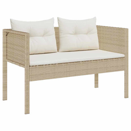 Trädgårdsoffset 6 st Beige och gräddfärgad konstrotting