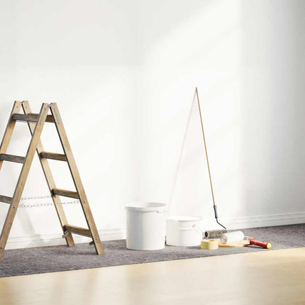 Halkfri målarduk 10 m 180 g/m² grå