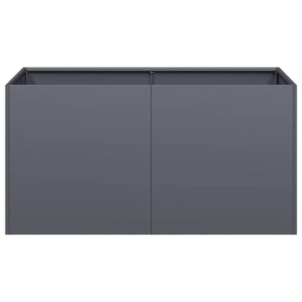 Odlingslåda antracit 80x40x40 cm kallvalsat stål