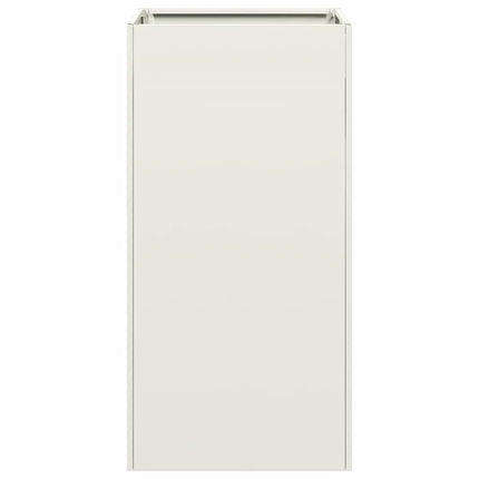 Odlingslåda vit 40x40x80 cm kallvalsat stål