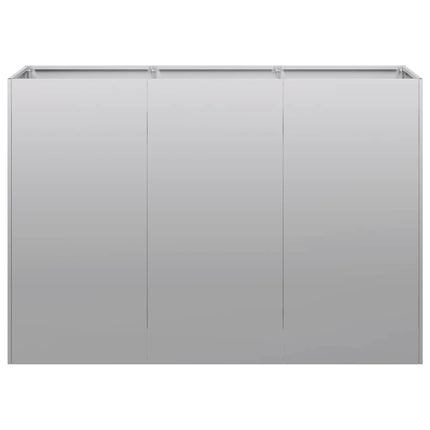 Planteringskärl 120x40x80 cm galvaniserat stål