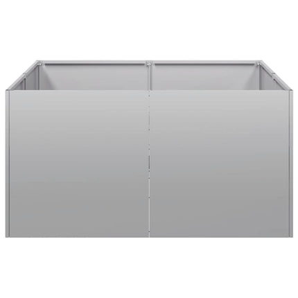 Planteringskärl 80x80x40 cm galvaniserat stål