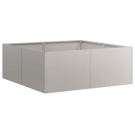 Planteringskärl rostig 80x80x30 cm väderbeständigt stål