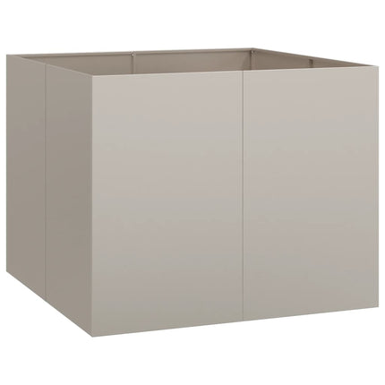 Planteringskärl rostig 100x100x80 cm väderbeständigt stål