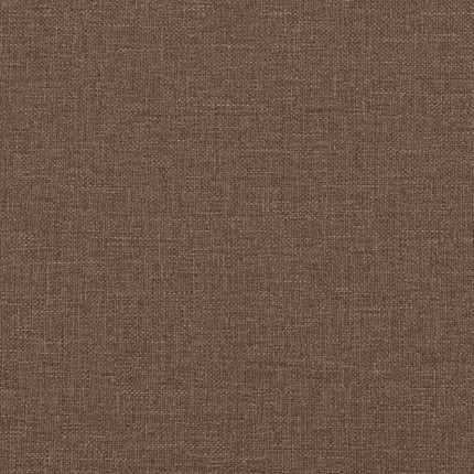 Soffa 3 pcs Brun 220 x 80 x 84 cm Linnenblandad tyg