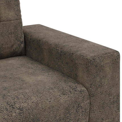 Soffa 3 pcs Mörkgrå 221 x 80 x 80 cm Linnenblandad tyg