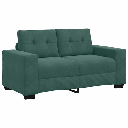 Soffset 3 pcs Mörkgrön 221 x 80 x 80 cm Sammet