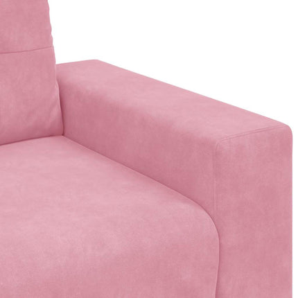 Soffset 3 pcs Rosa 221 x 80 x 80 cm Sammet