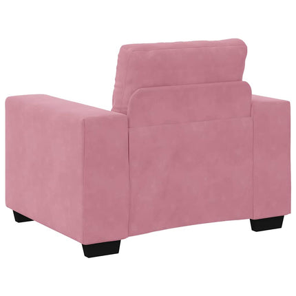 Soffset 3 pcs Rosa 221 x 80 x 80 cm Sammet