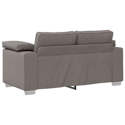 Soffa 3 pcs Taupe 219 x 80 x 82 cm Linnenblandad tyg