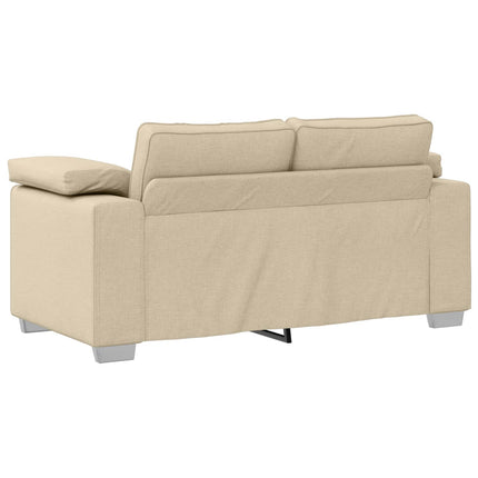 Soffa 2 pcs Kräm 219 x 80 x 82 cm tyg