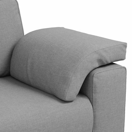 Soffa 2 pcs Moln Grå 219 x 80 x 82 cm tyg
