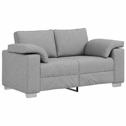 Soffa 2 pcs Moln Grå 219 x 80 x 82 cm tyg