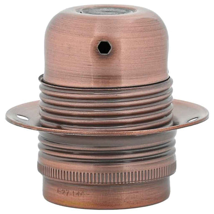 Lamphållare 2 st Röd Brons E27