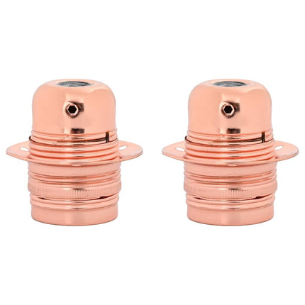 Lamphållare 2 st roséguld E27