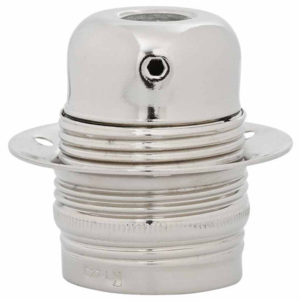 Lamphållare 2 st Satin Nickel E27