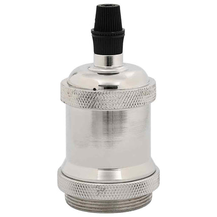 Lamphållare 2 st Satin Nickel E27
