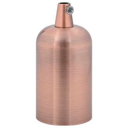 Lamphållare 2 st Röd Brons E27