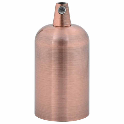 Lamphållare 2 st Röd Brons E27