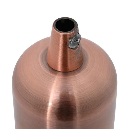 Lamphållare 2 st Röd Brons E27