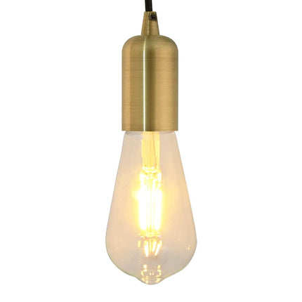Lamphållare 2 st brons E27