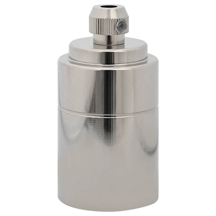 Lamphållare 2 st Satin Nickel E27