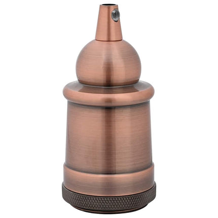 Lamphållare 2 st Röd Brons E27
